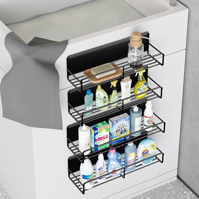 Mystozer 4 Pack Magnetic Spice Rack - Image 6