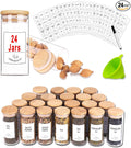 Churboro 24 Glass Spice Jars by Churboro