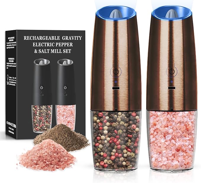 Rechargeable Salt And Pepper Grinder Set by Unknown