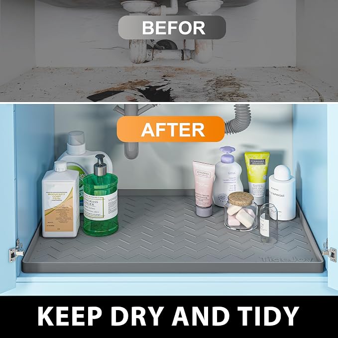 TigeJoy 40" x 22" Under Sink Mats - Image 6