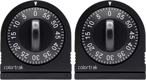 60 Minute Wind Up Timer Visual Mechanical Timer, from 0 to 60 Minutes, by Colortrak