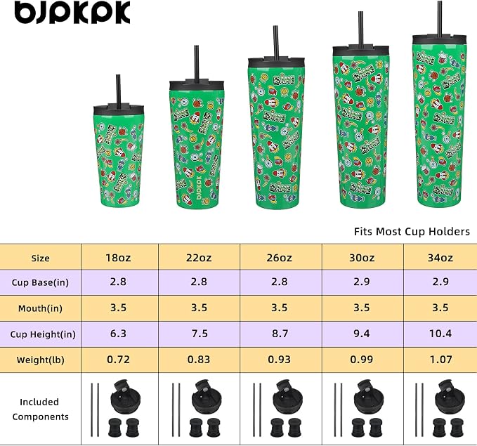 BJPKPK 26oz Stainless Steel Insulated Tumbler With lid And Straw Travel Coffee Thermal Tumblers Cup For Women And Men,Game - Image 4